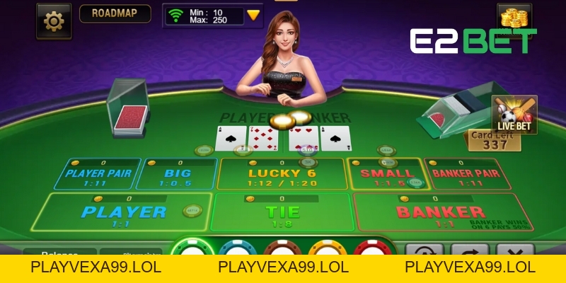 Chơi Baccarat E2BET: Sòng Bài Trực Tuyến Đưa Trải Nghiệm Thực Thụ Về Nhà