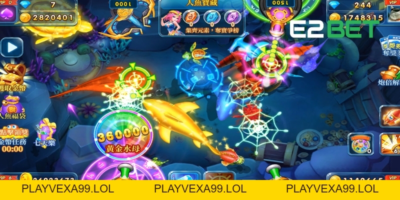 Bắn Cá E2BET - Săn Đá Đổi Thưởng, Trải Nghiệm Giải Trí Tương Lai