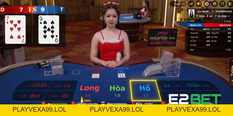 Rồng Hổ E2BET & Poker: Game Bài Siêu Tốc Mới Mẻ Được Ưa Chuộng